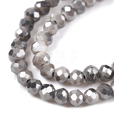 Electroplate Glass Beads Strands EGLA-T021-03A-1