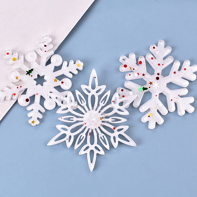 Winter Themed Snowflake Food Grade Fondant Silicone Molds WINT-PW0001-075-1