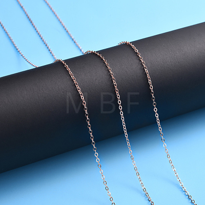 3.28 Feet Brass Cable Chains X-CHC-T008-06B-RG-1
