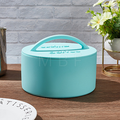 Round Silicone Storage Box CON-WH0089-23-1