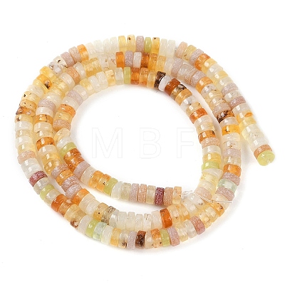 Natural Xiuyan Jade Beads Strands G-C084-D14-01-1