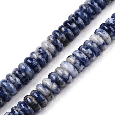 Natural Blue Spot Jasper Beads Strands G-T138-72-1