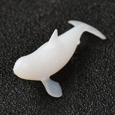 Whale Shaped Plastic Decorations DIY-F066-13-1