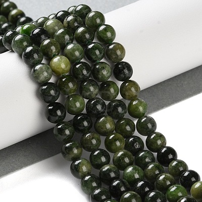 Natural Green Diopside Beads Strands G-NH0031-01A-1