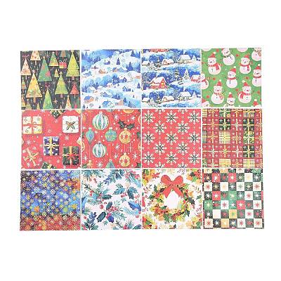 Christmas Pattern Scrapbooking Paper Pads Set STIC-C010-34A-1