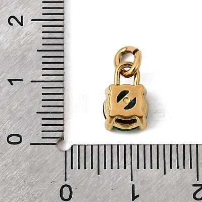 Birthdaystone Theme May 304 Stainless Steel Charms STAS-B128-60G-05-1