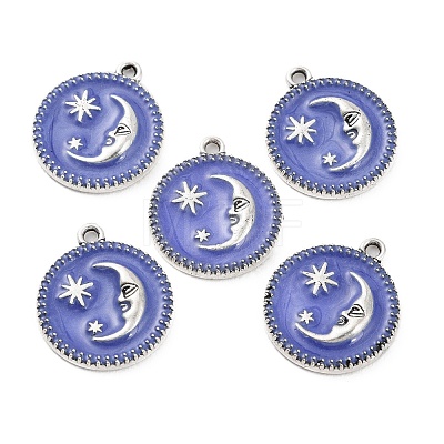 Alloy Enamel Pendants FIND-C032-08B-01P-1