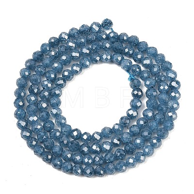 Cubic Zirconia Bead Strands ZIRC-C006-01B-04-1