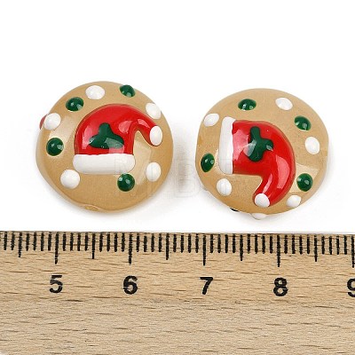 Christmas Handmade Lampwork Enamel Beads LAMP-C020-03A-1