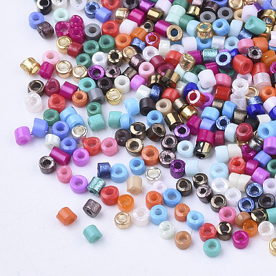 Glass Cylinder Beads SEED-Q036-01A-D33-1