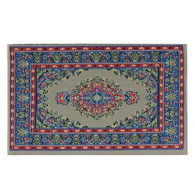 Silk Miniature Ethnic Style Carpets MIMO-PW0001-008B-1