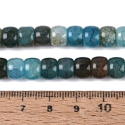 Ombre Effect Dyed Glass Beads Strands GLAA-Q106-05B-A06-1
