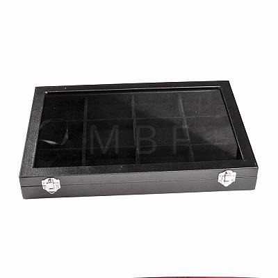 Imitation Leather and Wood Display Boxes ODIS-R003-05-1