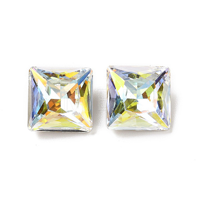 Light AB Style K9 Glass Cabochons RGLA-J039-C-001LA-1