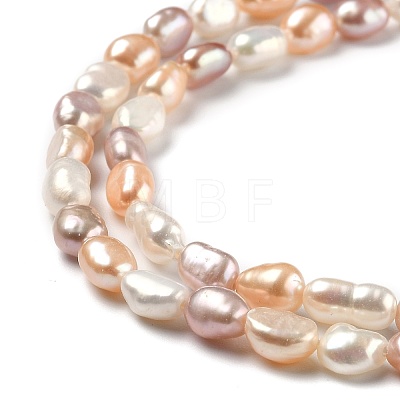 Natural Cultured Freshwater Pearl Beads Strands PEAR-L033-30A-1