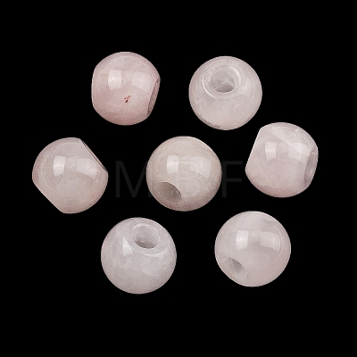 Natural Rose Quartz European Beads GG-CBA02C4-04A-1