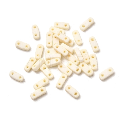 2-Hole Baking Paint Glass Seed Beads SEED-S023-17A-06-1