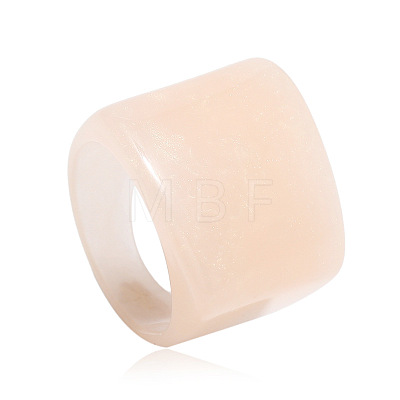 Rectangle Acrylic Finger Rings for Women WGE6404-06-1