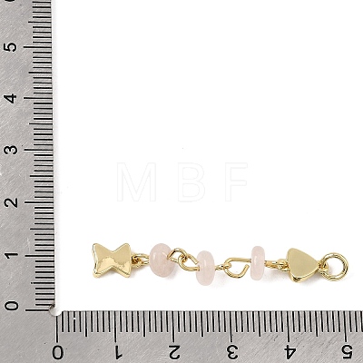 Ocean Natural Rose Quartz Chip Pendants GG-CBA3401-02G-05-1