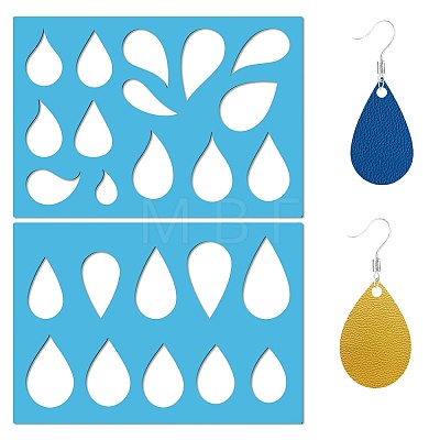 Acrylic Earring Handwork Template DIY-WH0359-084-1