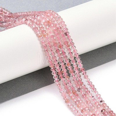 Natural Strawberry Quartz Beads Strands G-G139-B10-01-1