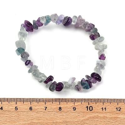 Chips Natural & Synthetic Gemstone Beaded Stretch Bracelets BJEW-JB01826-1