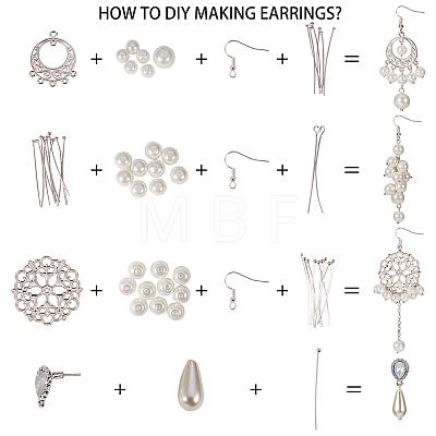 DIY Earrings Making DIY-SC0004-95-1
