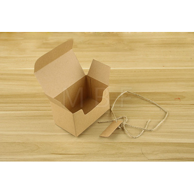 Kraft Paper Gift Box CON-WH0022-04-1