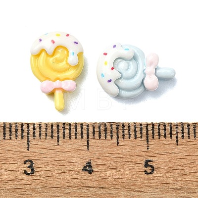 Macaron Color Opaque Resin Decoden Cabochons X-CRES-Q221-01C-1