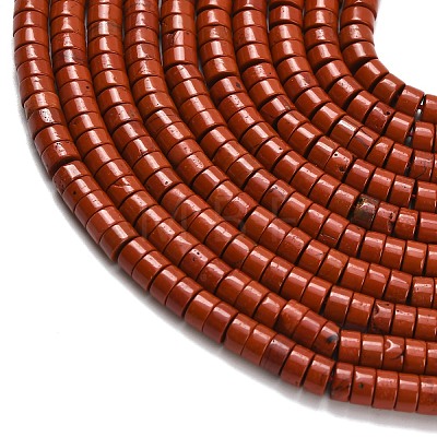 Natural Red Jasper Beads Strands G-Z110-A35-2x4mm-1