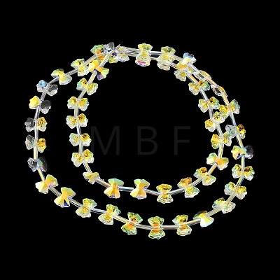 Electroplate Glass Beads Strands EGLA-B006-02A-AB01-1