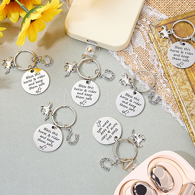 Western Style Alloy Keychains KEYC-SW00043-1