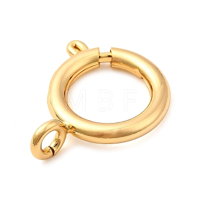 Brass Spring Ring Clasps KK-D407-20G-G-1