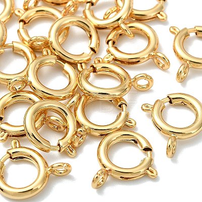 SHEGRACE Brass Spring Ring Clasps XGRPCN257-222G-1