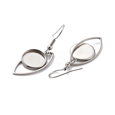 201 Stainless Steel Earring Hooks STAS-Z036-13P-1