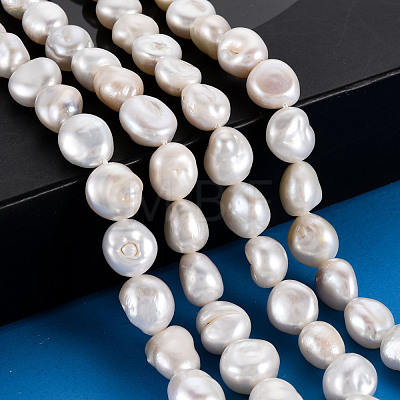Natural Keshi Pearl Beads Strands PEAR-S020-T01-1