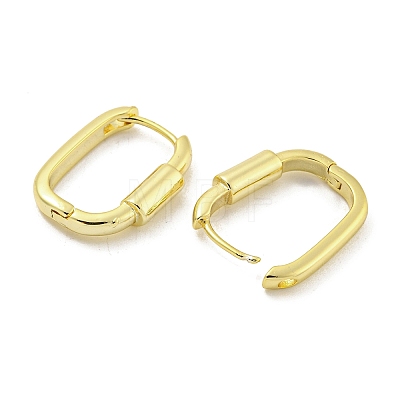 Brass Hoop Earrings EJEW-L211-010N-G-1