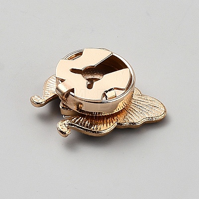 Alloy Rhinestone Cufflinks BUTT-WH0024-077A-1