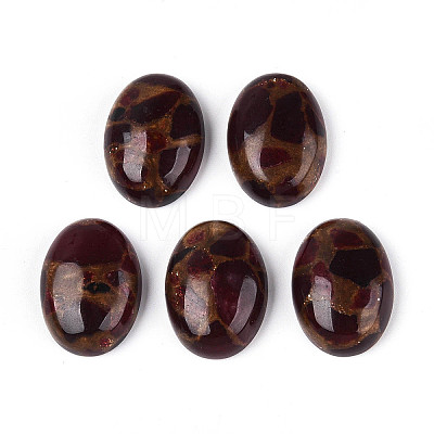 Dyed Synthetic Gemstone Cabochons G-T144-79A-1