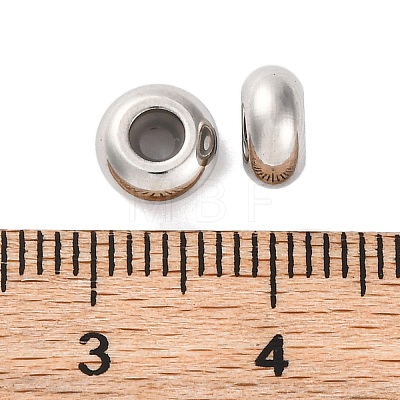 202 Stainless Steel Beads STAS-P238-10P-E-1
