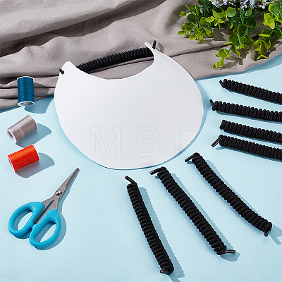 Polyester with Latex Silk Replacement Visor Curl Cord DIY-WH0888-579A-1