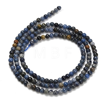 Natural Dumortierite Beads Strands G-Z116-A26-2mm-1