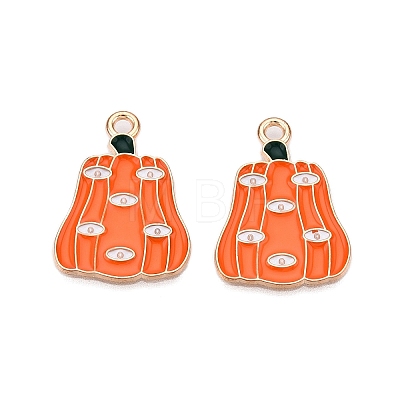 Halloween Theme Alloy Enamel Pendants ENAM-T020-07D-1