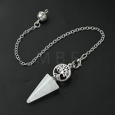 Natural Quartz Crystal Cone Dowsing Pendulum Big Pendants G-C114-02P-21-1