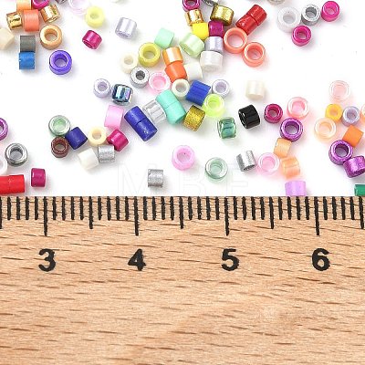 Glass Cylinder Seed Beads SEED-XCP0001-40-1