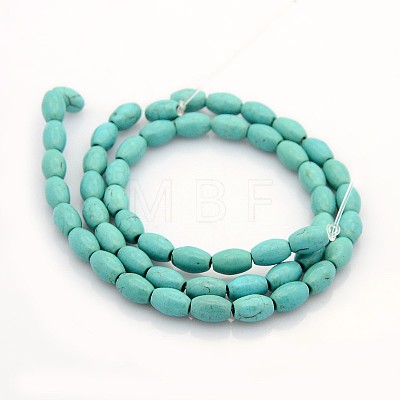 Synthetic Turquoise Beads Strands G-J183-01-1