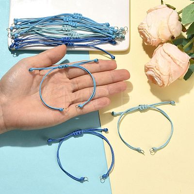 24Pcs Polyester Cord Bracelets Making AJEW-FS00008-1