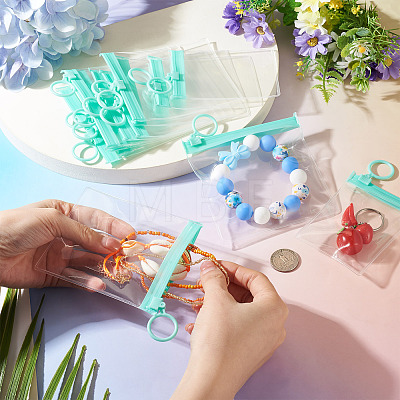 24Pcs 3 Styles Transparent EVA Resealable Bags with Rings ABAG-TA0002-27-1