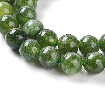 Dyed Natural Malaysia Jade Beads Strands G-G021-02A-13-1