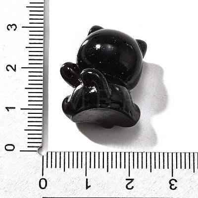 Opaque Cute Little Cat Resin Ornament RESI-S015-02D-1